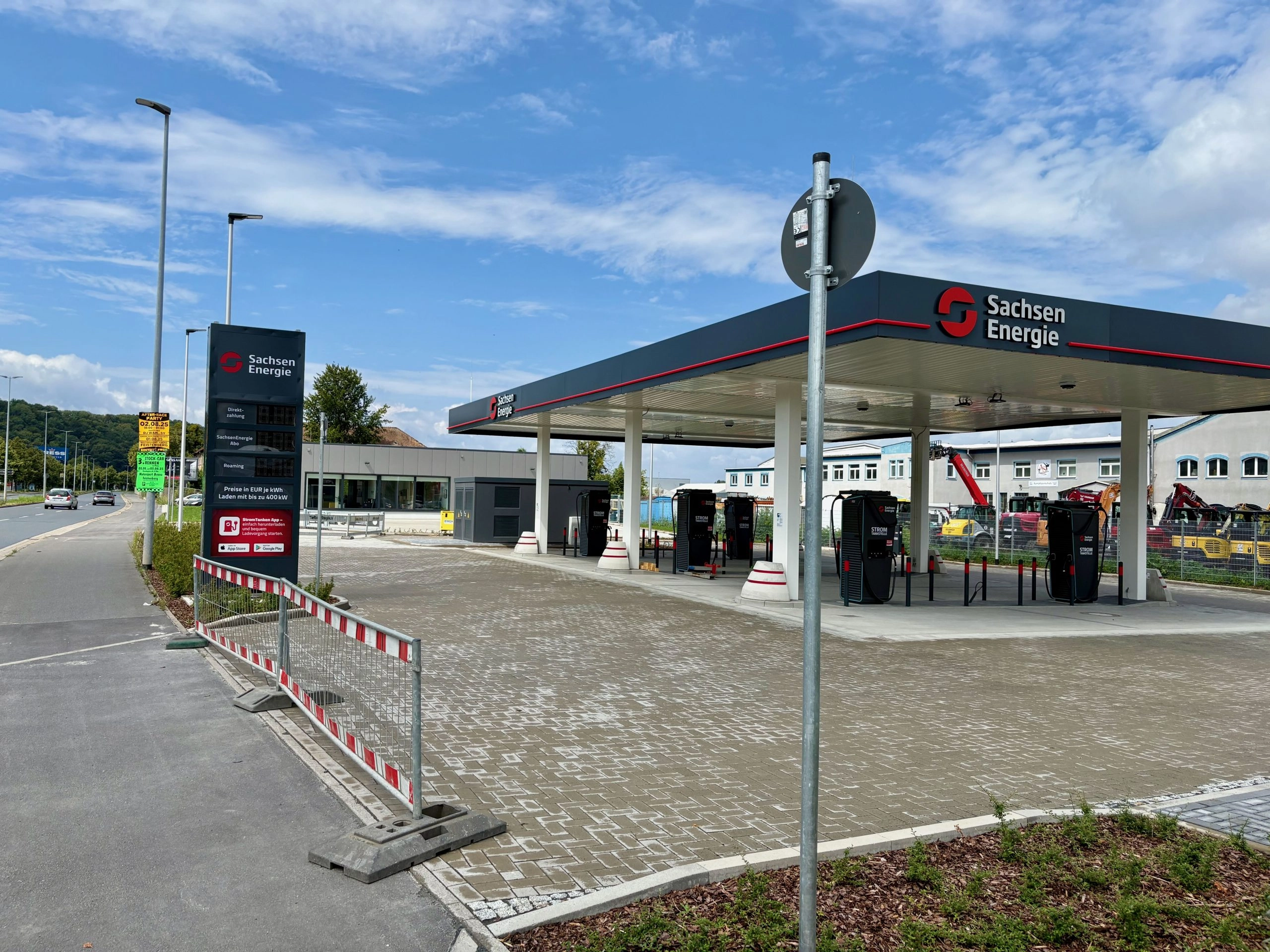 Der erste Ladehub im Dresdner Raum liegt in Pirna