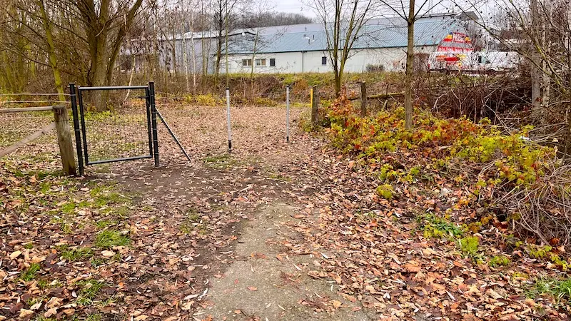 Der Fußweg an der Müglitz