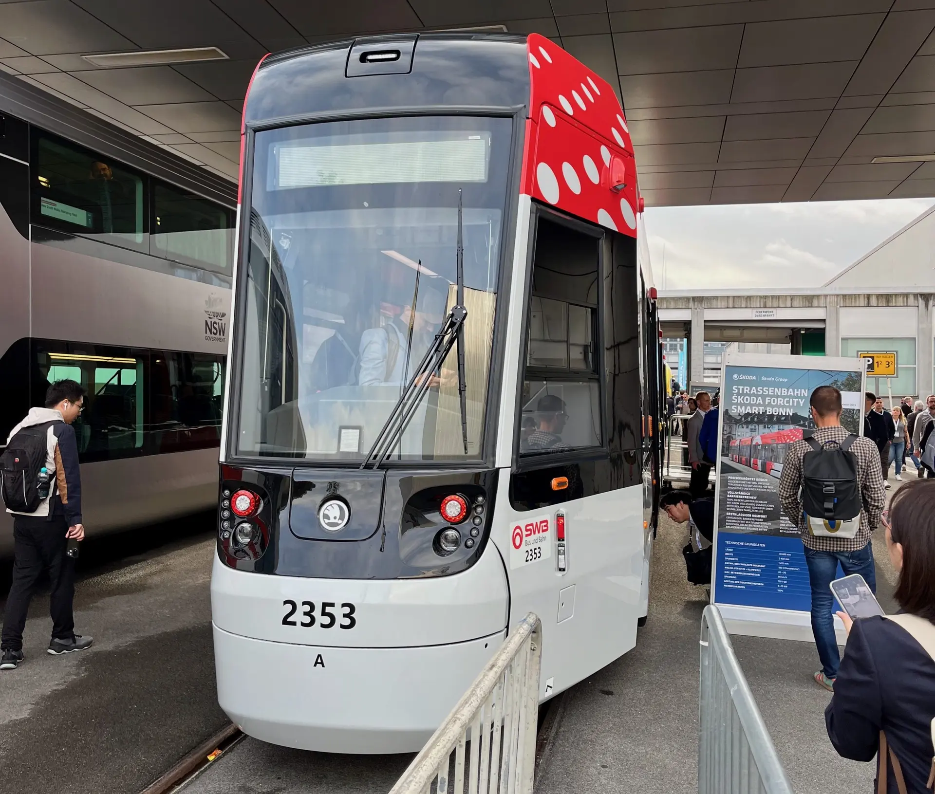 Die neue Straßenbahn von Skoda für Bonn