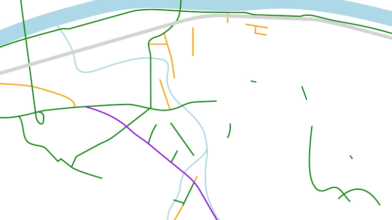 Das neue Radwegenetz in Pirna 2025